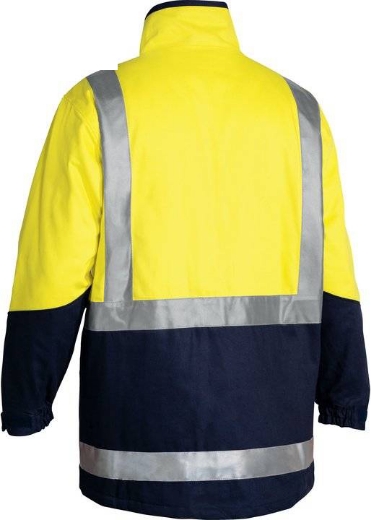 Picture of Bisley, Taped Hi Vis 3 In 1 Drill Jacket